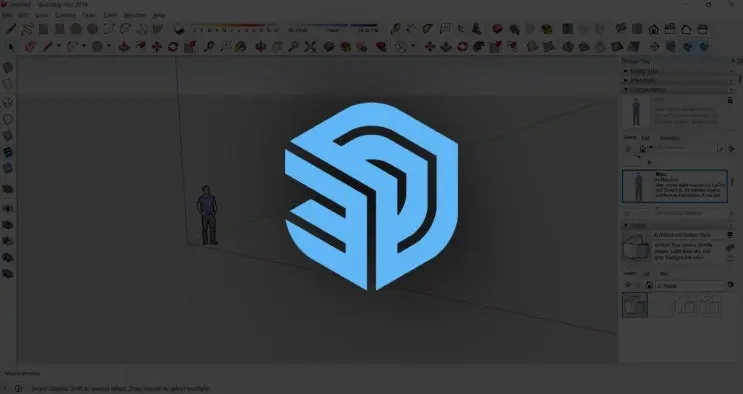 스케치업 모델링, 직관적인 3D 소프트웨어