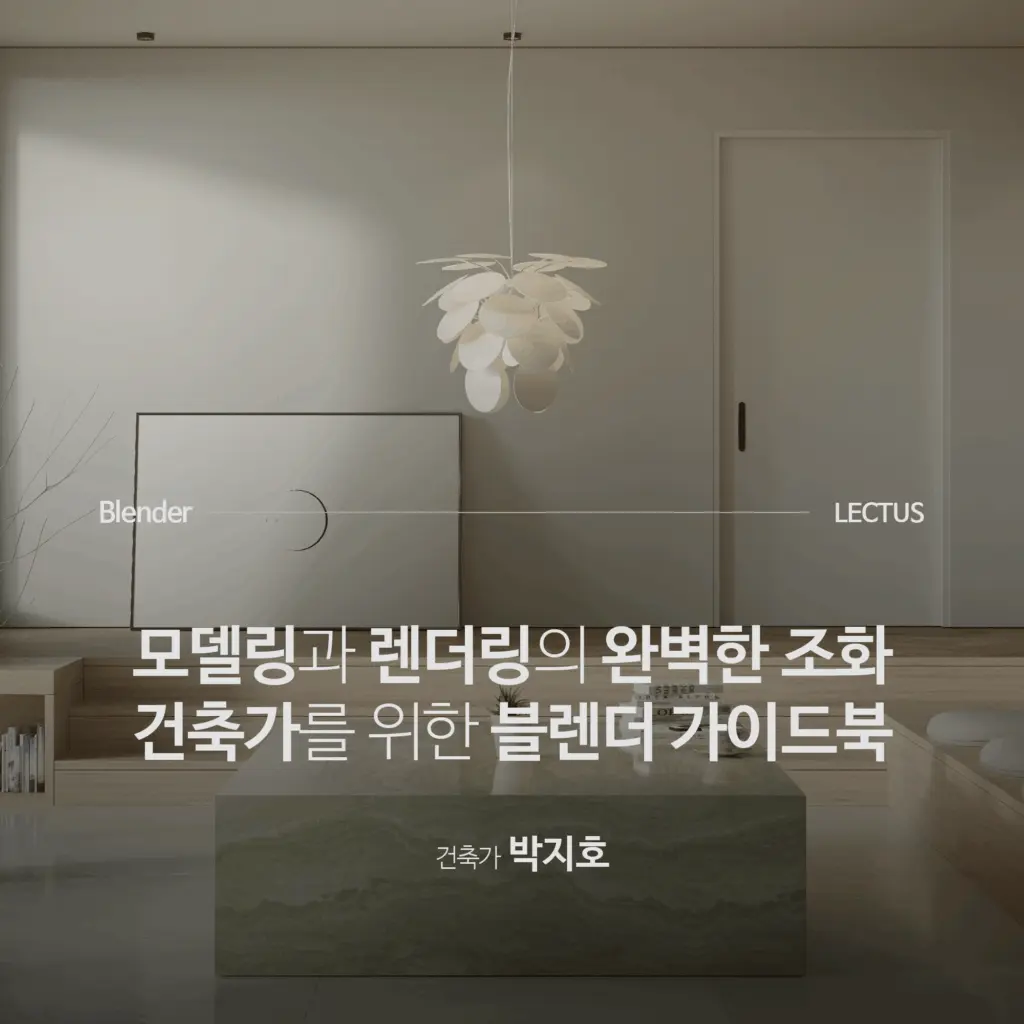 모델링과 렌더링의 완벽한 조화, 건축가를 위한 블렌더 가이드북 ‘Blender 4.0 건축 가이드북’