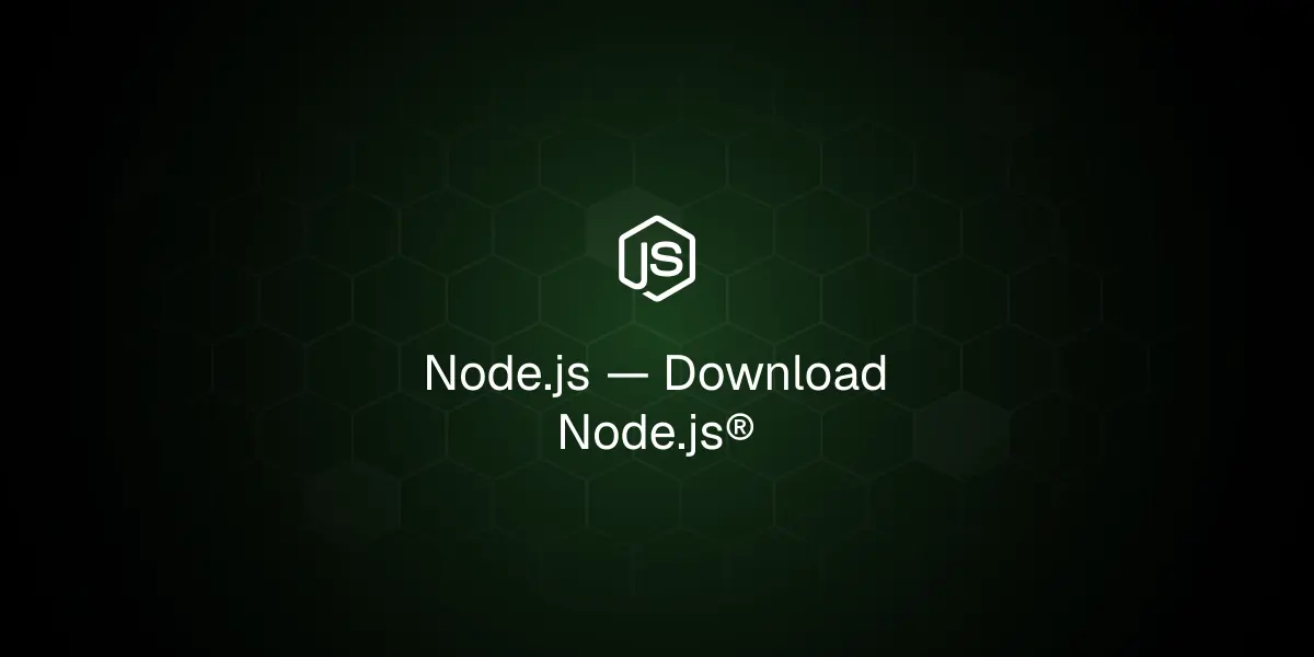 Node.js — Download Node.js®